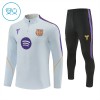Barcelona Quarter Zip Training Huppari 2026-27 Valkoinen - Lasten Barcelona Quarter Zip Training Huppari 2026-27 Valkoinen - Lasten