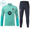 Barcelona Quarter Zip Training Huppari 2026-27 Vihreä - Lasten Barcelona Quarter Zip Training Huppari 2026-27 Vihreä - Lasten