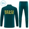 Brasilia Quarter Zip Training Huppari 2026-27 Vihreä - Lasten