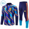 Espanja Quarter Zip Training Huppari 2026-27 Sininen - Lasten Espanja Quarter Zip Training Huppari 2026-27 Sininen - Lasten