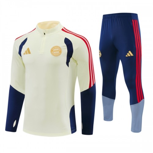 FC Bayern München Quarter Zip Training Huppari 2026-27 Valkoinen FC Bayern München Quarter Zip Training Huppari 2026-27 Valkoinen