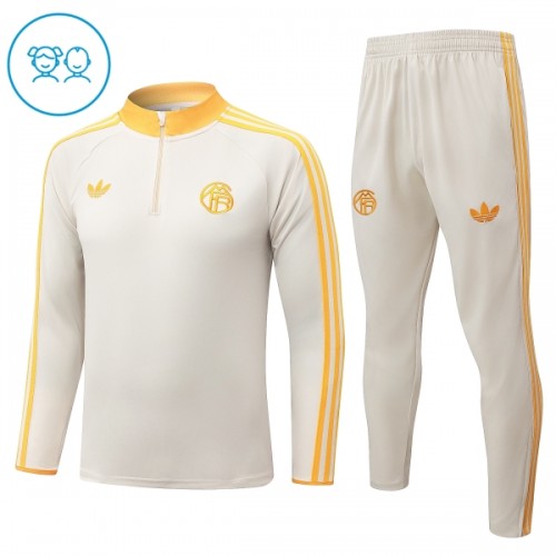 FC Bayern München Quarter Zip Training Huppari 2026-27 Valkoinen - Lasten FC Bayern München Quarter Zip Training Huppari 2026-27 Valkoinen - Lasten