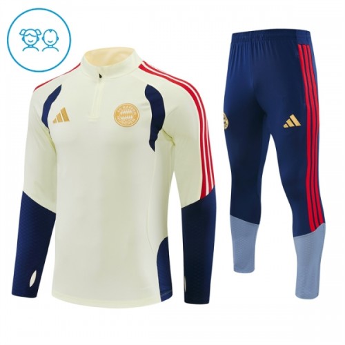 FC Bayern München Quarter Zip Training Huppari 2026-27 Valkoinen - Lasten FC Bayern München Quarter Zip Training Huppari 2026-27 Valkoinen - Lasten