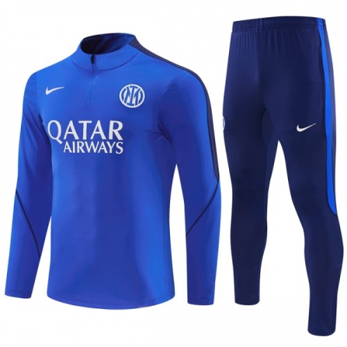 Inter Milan Quarter Zip Training Huppari 2026-27 Sininen Inter Milan Quarter Zip Training Huppari 2026-27 Sininen