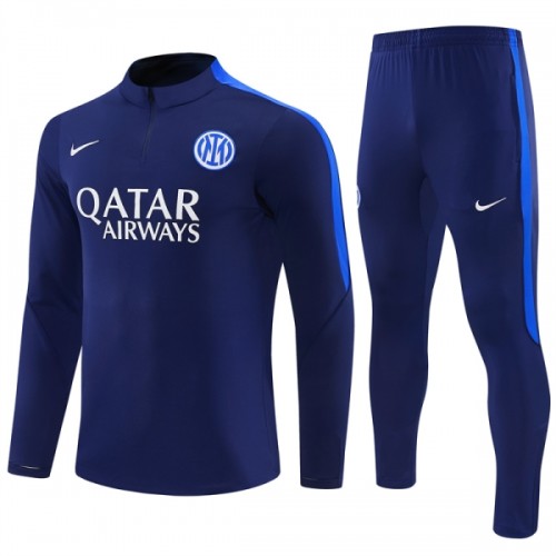 Inter Milan Quarter Zip Training Huppari 2026-27 Sininen Inter Milan Quarter Zip Training Huppari 2026-27 Sininen