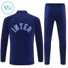Inter Milan Quarter Zip Training Huppari 2026-27 Sininen - Lasten