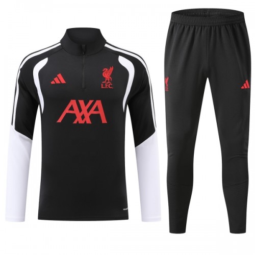 Liverpool Quarter Zip Training Huppari 2026-27 Musta Liverpool Quarter Zip Training Huppari 2026-27 Musta