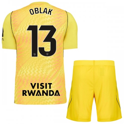 Atlético Madrid Oblak 13 Pelipaita Maalivahti 2026-27 Keltainen - Lasten Atlético Madrid Oblak 13 Pelipaita Maalivahti 2026-27 Keltainen - Lasten