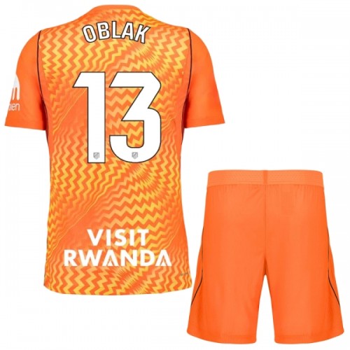 Atlético Madrid Oblak 13 Pelipaita Maalivahti 2026-27 Oranssi - Lasten Atlético Madrid Oblak 13 Pelipaita Maalivahti 2026-27 Oranssi - Lasten
