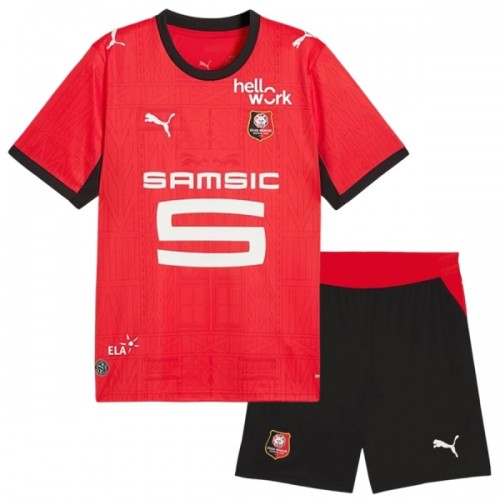 Stade Rennais Pelipaita Koti 2026-27 - Lasten Stade Rennais Pelipaita Koti 2026-27 - Lasten