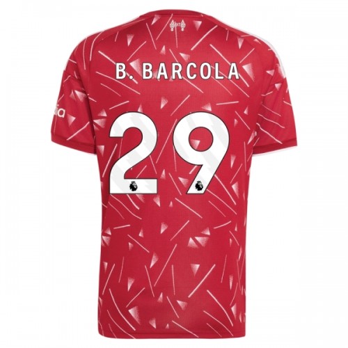 Liverpool B. Barcola 29 Pelipaita Koti 2026-27 Liverpool B. Barcola 29 Pelipaita Koti 2026-27