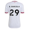 Liverpool B. Barcola 29 Pelipaita Vieras 2026-27 Liverpool B. Barcola 29 Pelipaita Vieras 2026-27