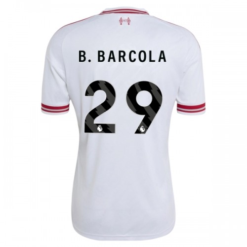 Liverpool B. Barcola 29 Pelipaita Vieras 2026-27 Liverpool B. Barcola 29 Pelipaita Vieras 2026-27