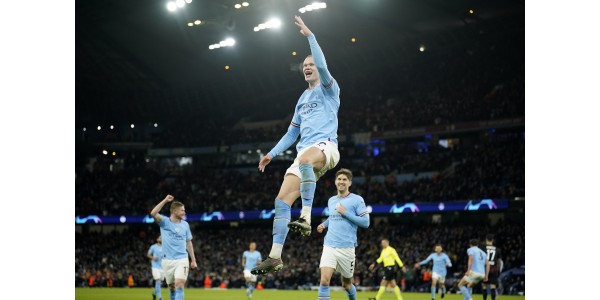 Mestarien liiga: Manchester City 7-0 RB Leipzig, 5 maalia Haalandilta