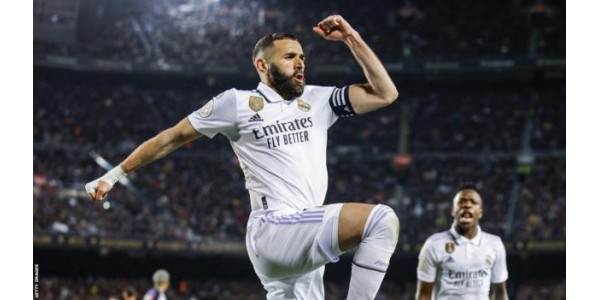 Barcelona 0-4 Real Madrid, Benzema hattutemppu