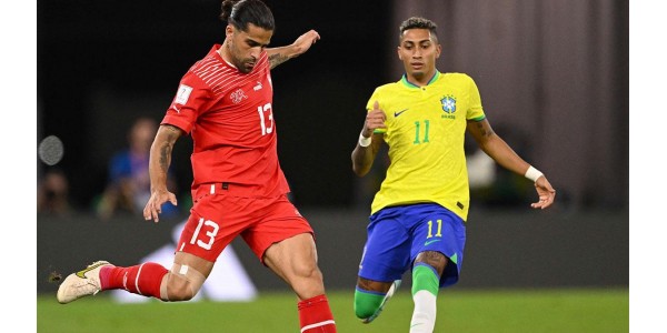 MM-kisat: Brasilia 1-0 Sveitsi, Brasilia karsiutui ennakkoon MM-kisat: Brasilia 1-0 Sveitsi, Brasilia karsiutui ennakkoon
