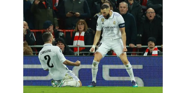 Mestarien liiga: Liverpool 2-5 Real Madrid, Benzema ja Vinícius tekivät kumpikin 2 maalia Mestarien liiga: Liverpool 2-5 Real Madrid, Benzema ja Vinícius tekivät kumpikin 2 maalia