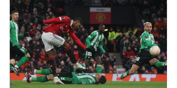 Eurooppa-liiga: Manchester United 4-1 Real Betis