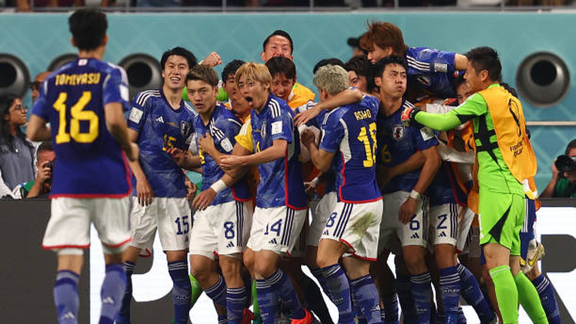 Toinen suuri yllätys, kun Argentiina, Saksa hävisi Japanille 1:2